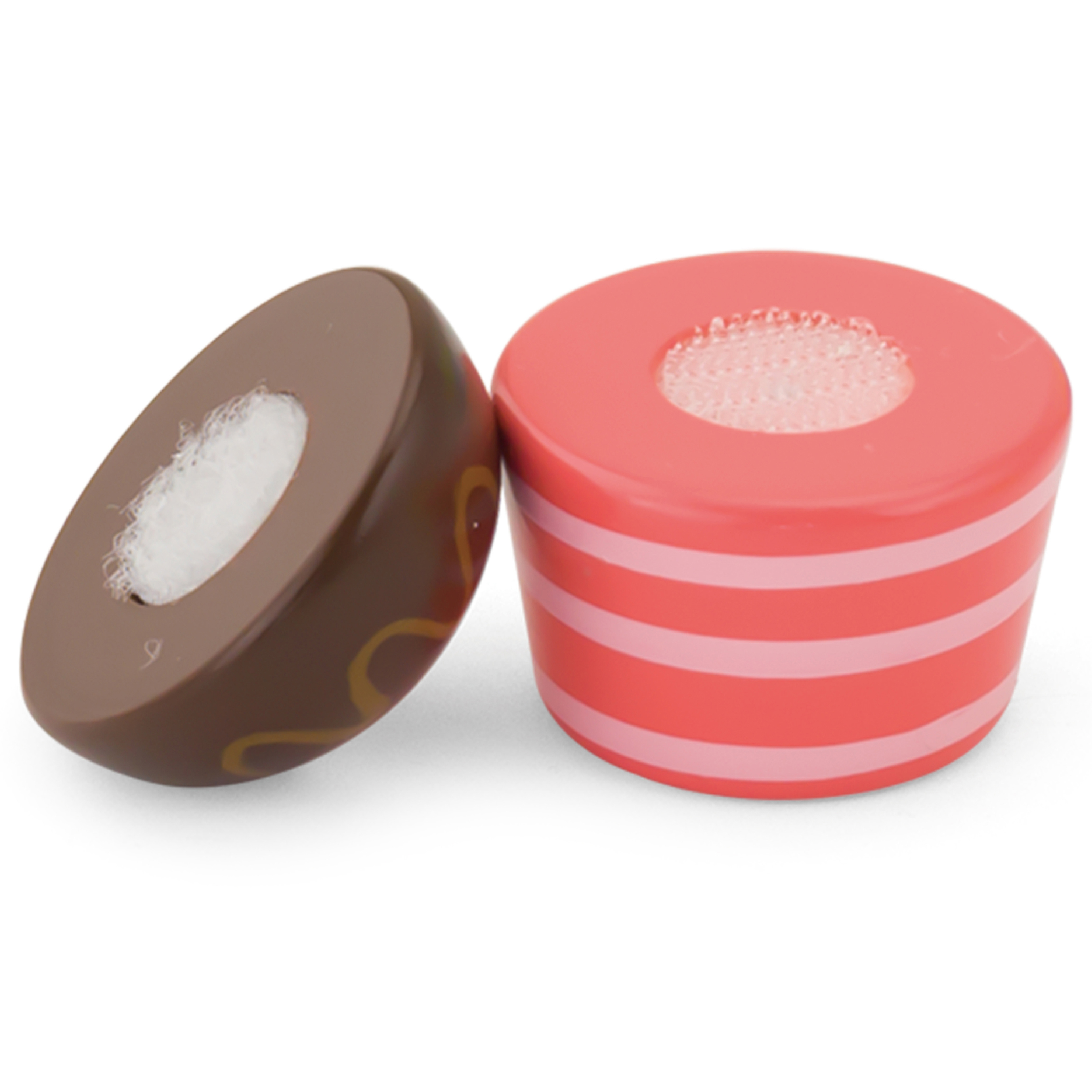 Babeczki drewniane Viga CIASTECZKA 4 sztuki 50808 montessori drewniana zabawka cup cake - obrazek 3