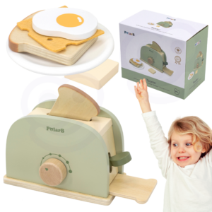 Viga 44215 PolarB Zielony toster toaster montessori drewniana zabawka