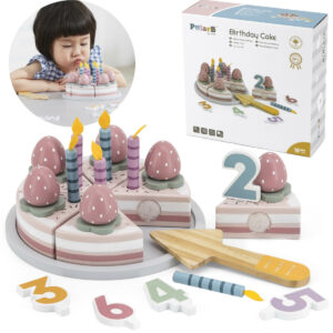 Drewniane ciasto tort urodzinowy VIGA PolarB 44060 montessori drewniana